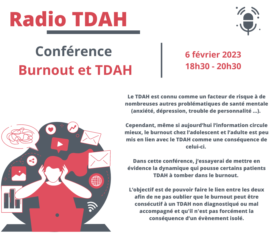 Conférence virtuelle : TDAH chez la femme - TDA/H.be