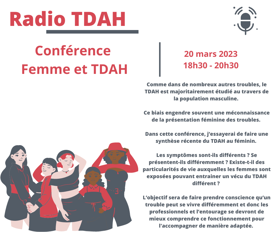 Conférence virtuelle : TDAH chez la femme - TDA/H.be